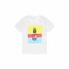 T-shirt Exercise Message White/angel Blue