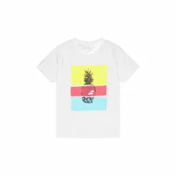 T-shirt Exercise Message White/angel Blue