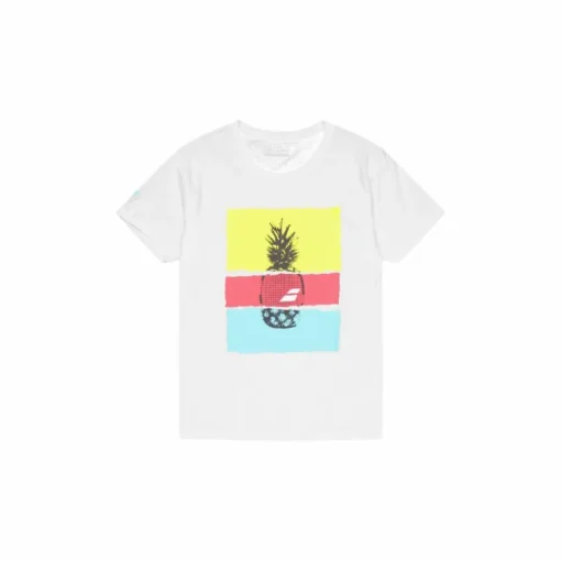 T-shirt Exercise Message White/angel Blue
