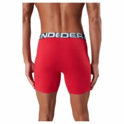 Ua Charged Cotton 6in 3 Pack Red