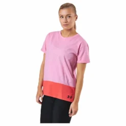 UA Charged Cotton SS Pink