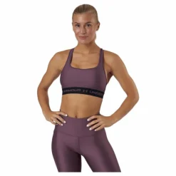 Ua Crossback Mid Bra Ash Plum
