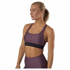 Ua Crossback Mid Bra Ash Plum