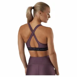 Ua Crossback Mid Bra Ash Plum