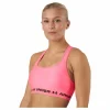 Ua Crossback Mid Bra Cerise