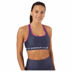 Ua Crossback Mid Bra Tempered Steel