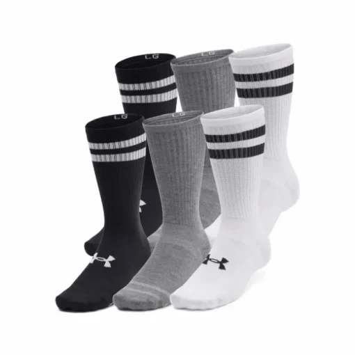 Ua Essential 6pk Crew Mod Gray