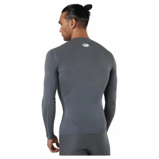 Ua Hg Armour Comp Ls Carbon Heather