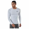 Ua Hg Armour Comp Ls White