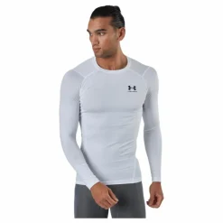 Ua Hg Armour Comp Ls White