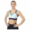 Ua Infinity High Bra Blockd Sea Mist / Purple Switch / Nep
