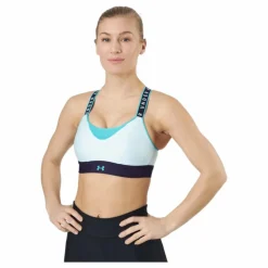 Ua Infinity High Bra Blockd Sea Mist / Purple Switch / Nep