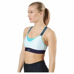 Ua Infinity High Bra Blockd Sea Mist / Purple Switch / Nep