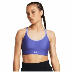 Ua Infinity Mid Bra Purple