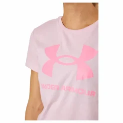 Ua Sportstyle Logo Ss Prime Pink