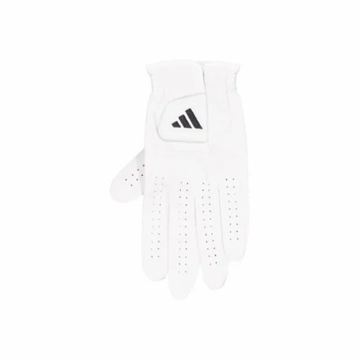 Ultimate Single Leather Golf Glove White / Black