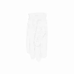 Ultimate Single Leather Golf Glove White / Black