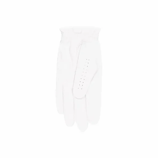 Ultimate Single Leather Golf Glove White / Black