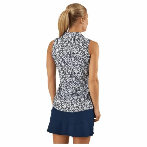Ultimate365 Sleeveless Golf Polo Shirt Black