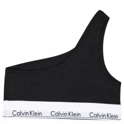 Unlined Bralette (one Shoulder Black