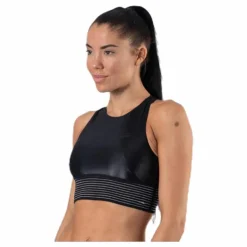 UNMTD Cropped X-Singlet Black