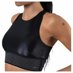 UNMTD Cropped X-Singlet Black