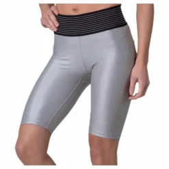 UNMTD Shiny Short Tights Grey