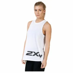 Urban Graphic Singlet White/Black
