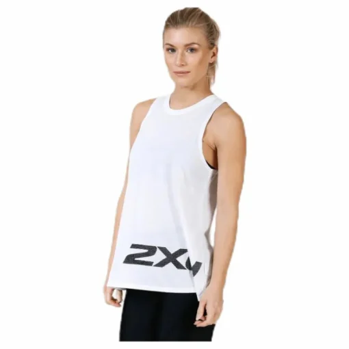 Urban Graphic Singlet White/Black
