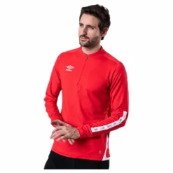 UX Elite Halfzip Top White/Red