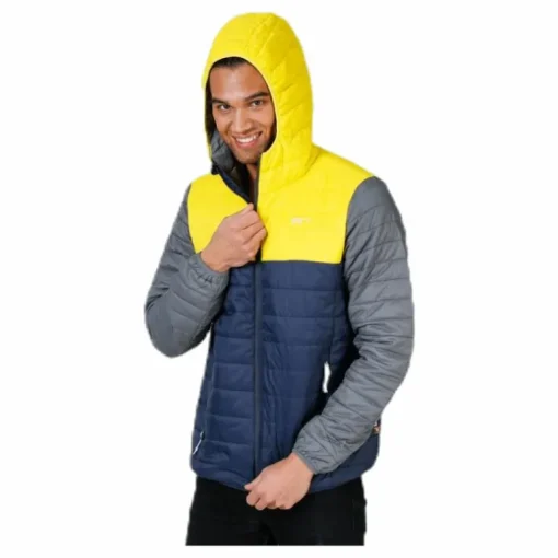 Vallerås Jacket Blue/Grey/Yellow