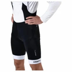 Velo Bib Shorts White/Black