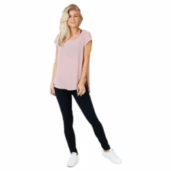 Vic S/S Solid Top Pink