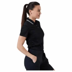 Victory Golf Polo Black