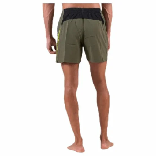 5" Volley Short Big Swoosh Green