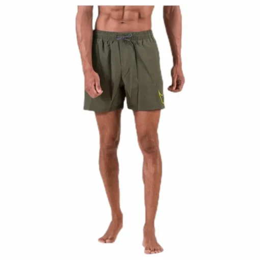 5" Volley Short Big Swoosh Green