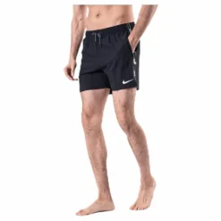 5" Volley Short Logo Black