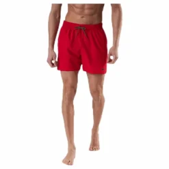 5" Volley Short Logo Red