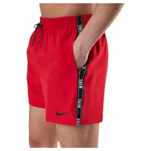 5" Volley Short Logo Red