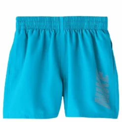 4" Volley Short Logo Solid Youth Blue/Orange