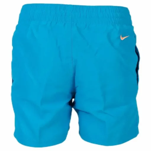 4" Volley Short Logo Solid Youth Blue/Orange