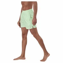 5" Volley Short Solid Green/Yellow