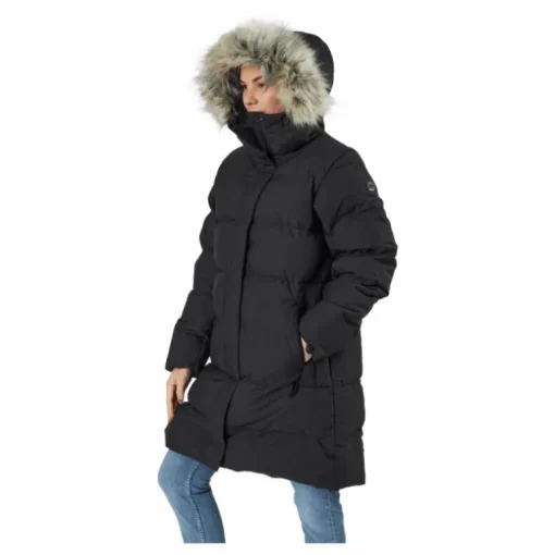 W Blossom Puffy P Black