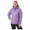 W Frost Down Hood Jacket Action Lilac