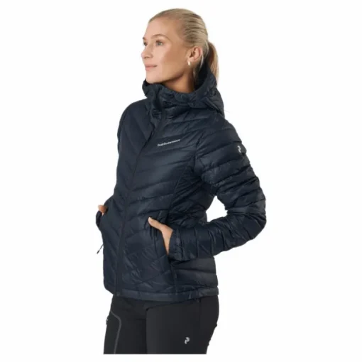W Frost Down Hood Jacket Black