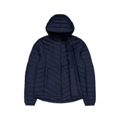 W Frost Down Hood Jacket Blue Shadow
