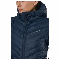 W Frost Down Hood Jacket Blue Shadow