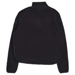 W. Half Zip Pile Black
