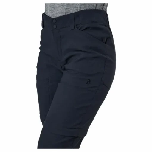 W Iconiq Zip Off Pants Black