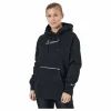 W Nsw Po Hoodie Os Bb Flc Prnt Black/white